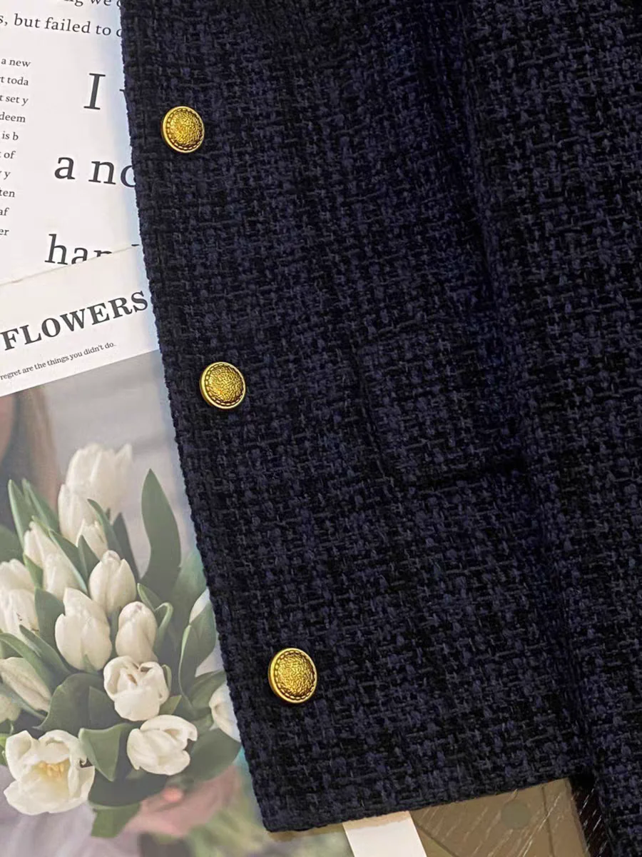 Carlo Woolen Tweed Jacket - Image 6