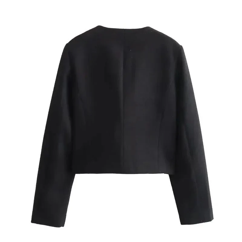 Carol Statement Woolen Tweed Coat - Image 7