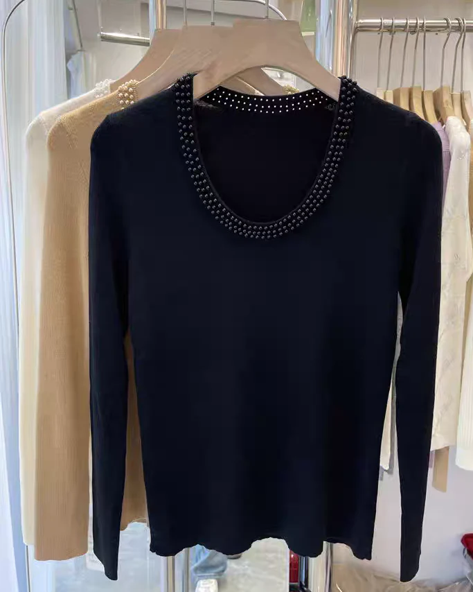 Caroline Pearl Soft Knit Pullover - Image 10