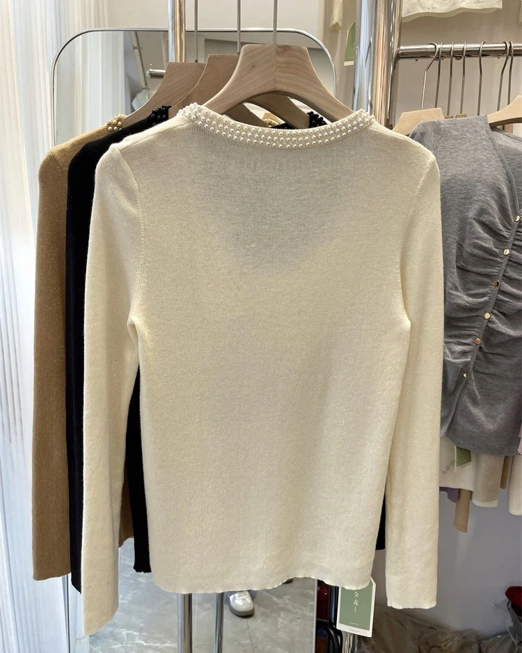 Caroline Pearl Soft Knit Pullover - Image 14