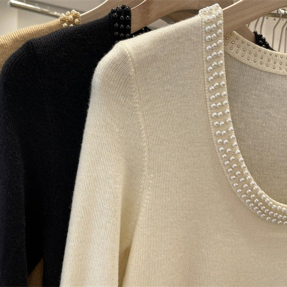 Caroline Pearl Soft Knit Pullover - Image 15