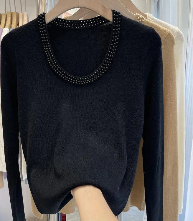 Caroline Pearl Soft Knit Pullover - Image 3
