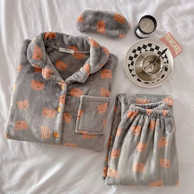 Casper Fleece 3 pc Nightsuit - Image 3