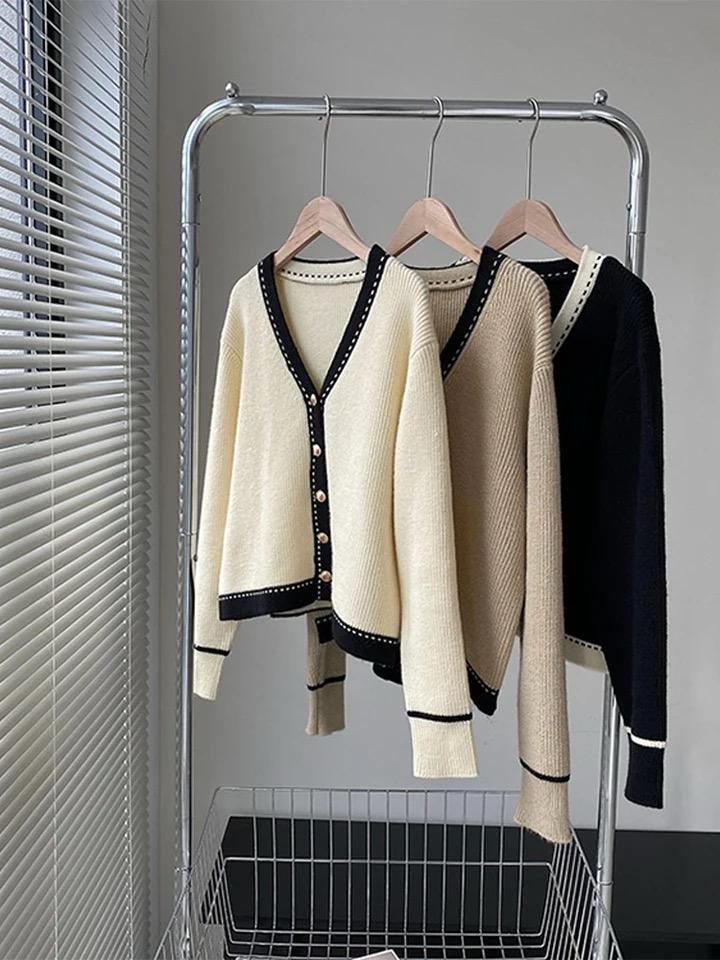 Caspian Buttoned Sweaters - Image 4