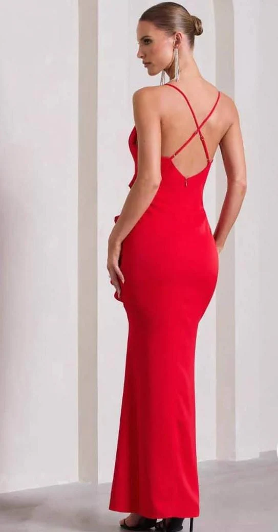 Celosia Ruffled Maxi Dress - Image 4