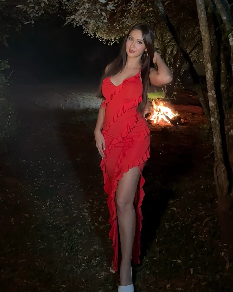 Celosia Ruffled Maxi Dress - Image 9