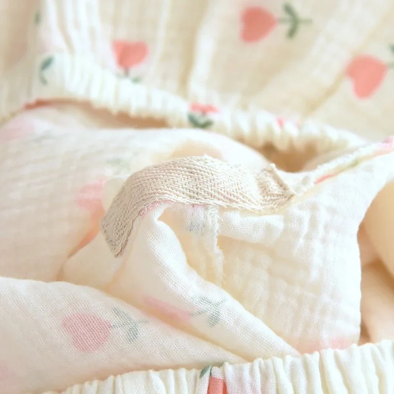 Cereza Premium Cotton Nightsuit In White - Image 3