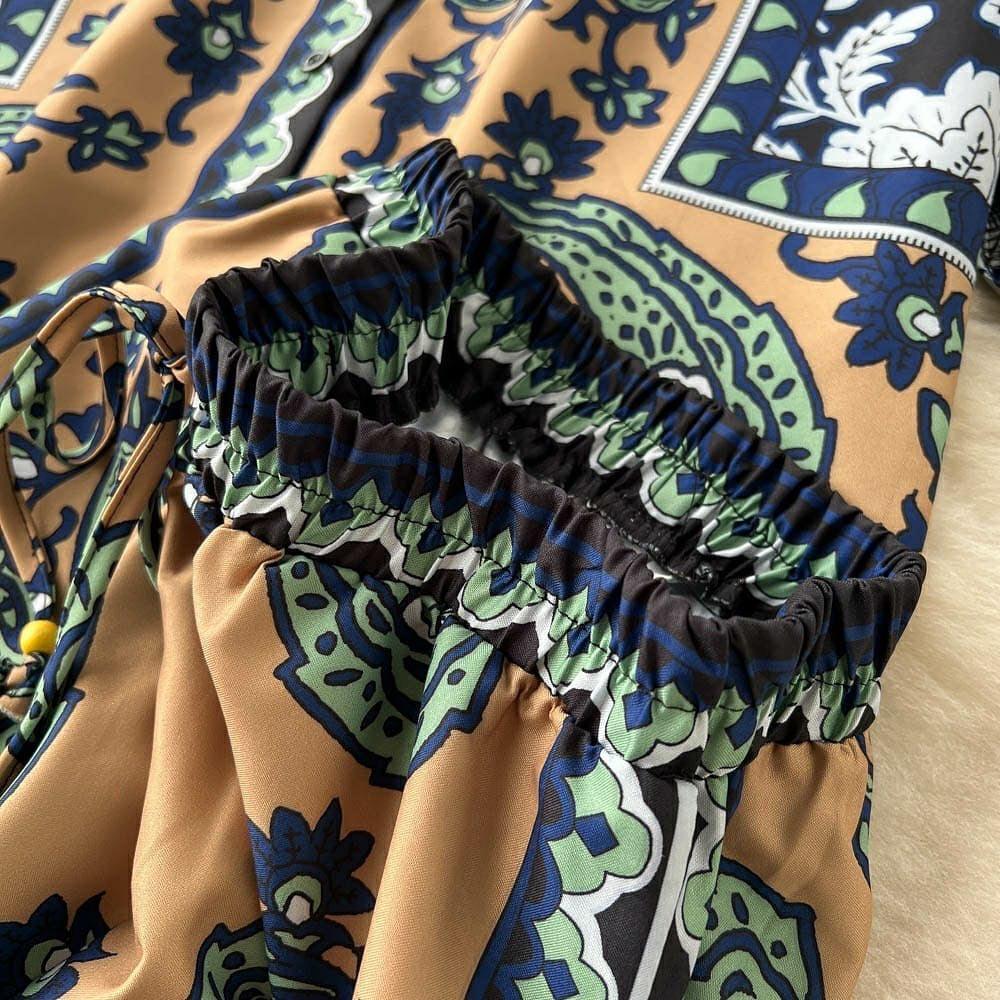 Cicily Abstract Coord Set In Multicolor - Image 3