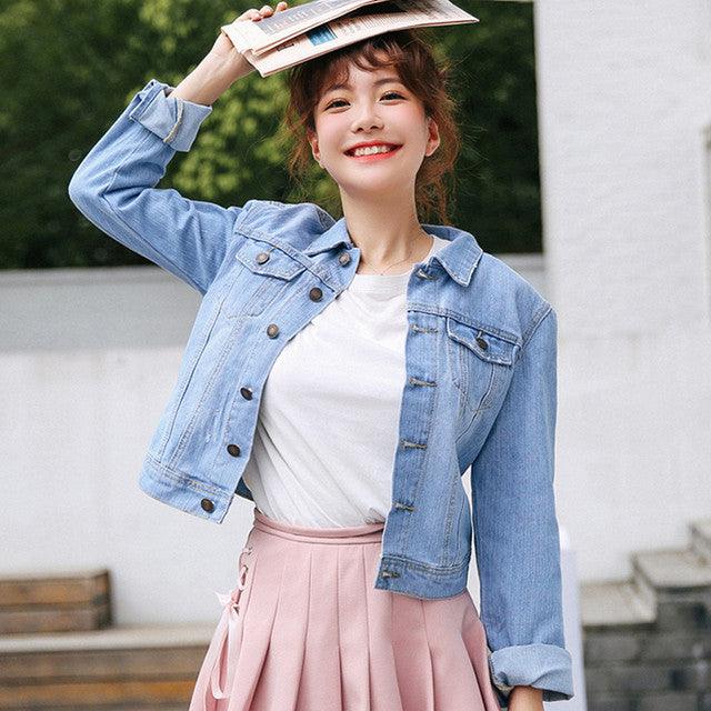 Classic Denim Jacket in Blue - Image 4