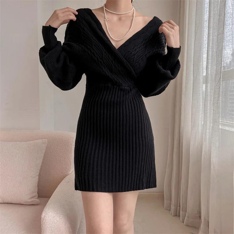 Clio Winter Knitted Dress - Image 2