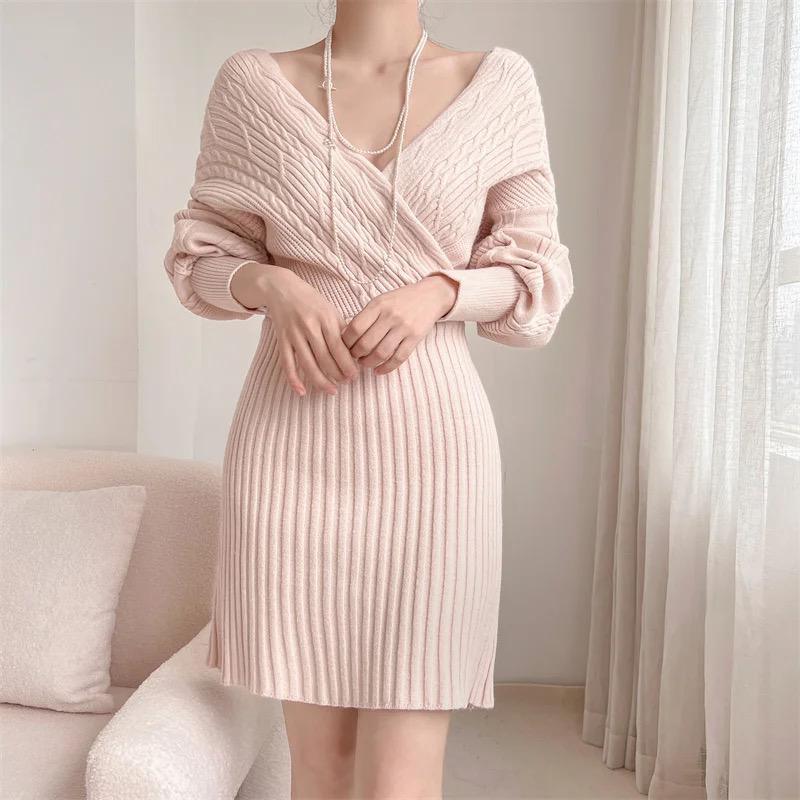 Clio Winter Knitted Dress - Image 6