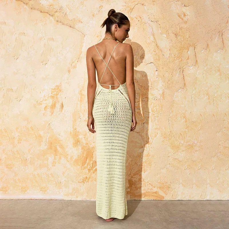 Cosima Soft Crochet Dress - Image 3