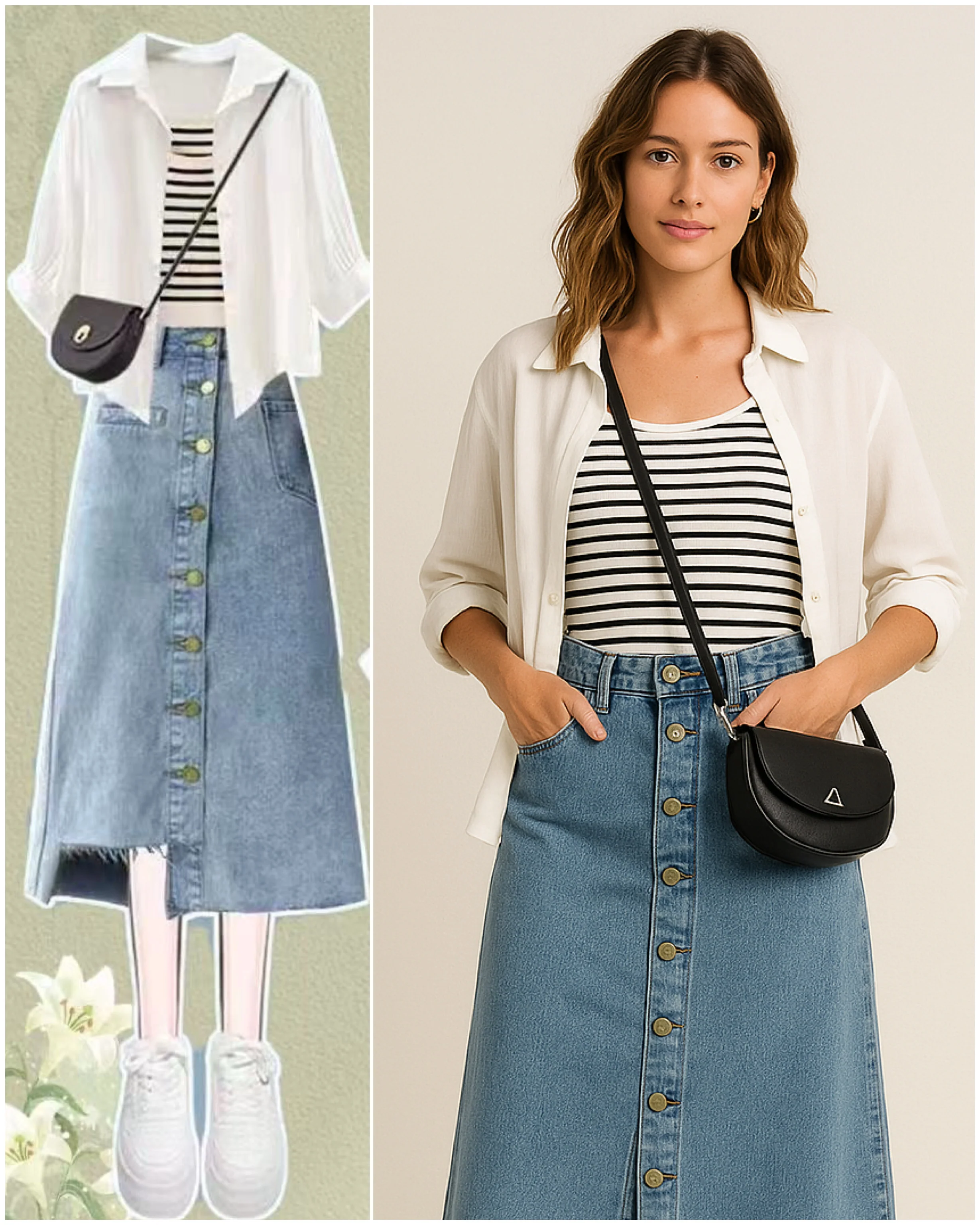 Costa summer Coord Set of 3 In White - Image 4
