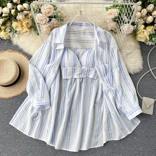 Cotta Bustier with Shirt Set - Image 2