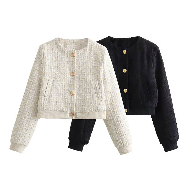 Darcel Woolen Tweed Jacket - Image 6