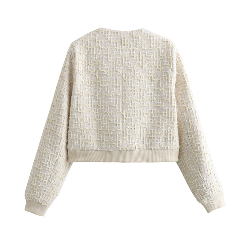 Darcel Woolen Tweed Jacket - Image 9