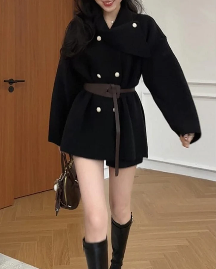 Darcie Winter Coat With Belt - Image 5