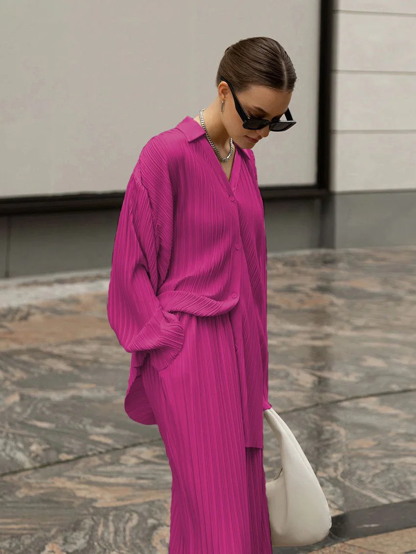 Daria Statement Coord Set In Pink - Image 3