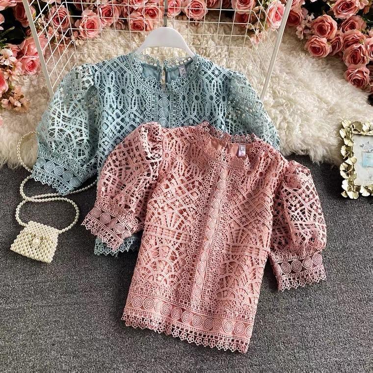 Deblo Crochet Blouse - Image 10