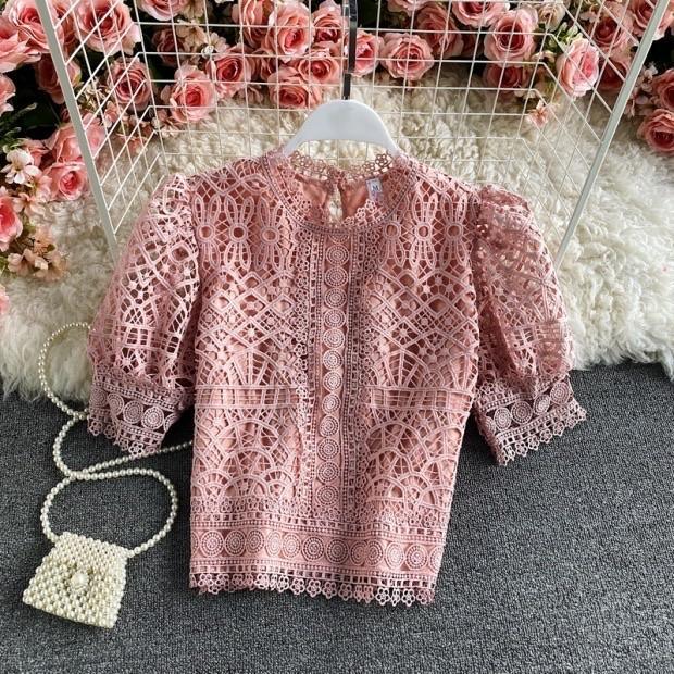 Deblo Crochet Blouse - Image 11
