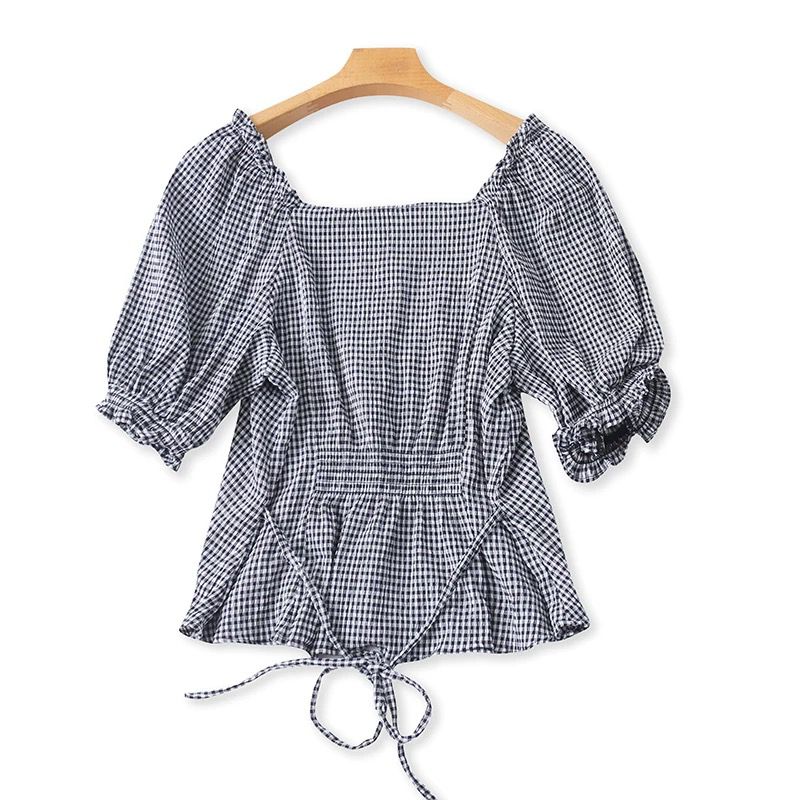 Decker Plaid Blouse - Image 4