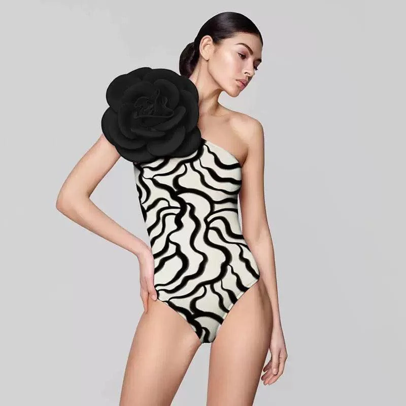 Delsey Strapless Rosette Monokini - Image 2