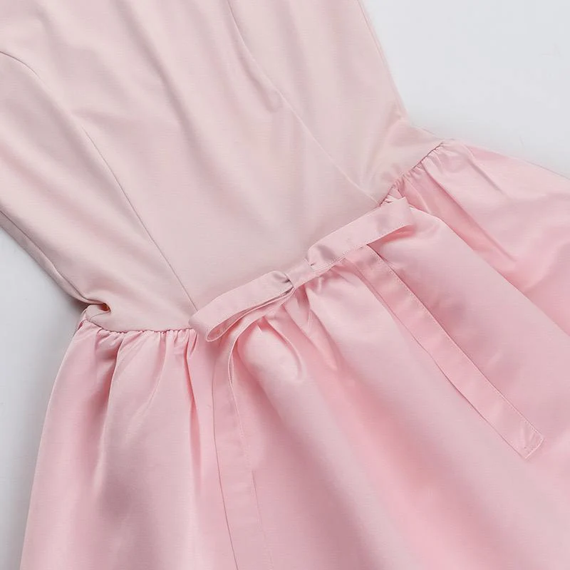 Denica Summer Mini Dress In Pink - Image 11