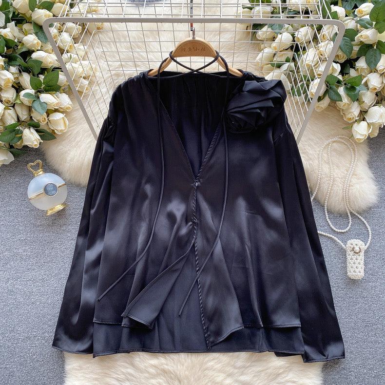 Derek Premium Rosette Blouse - Image 3