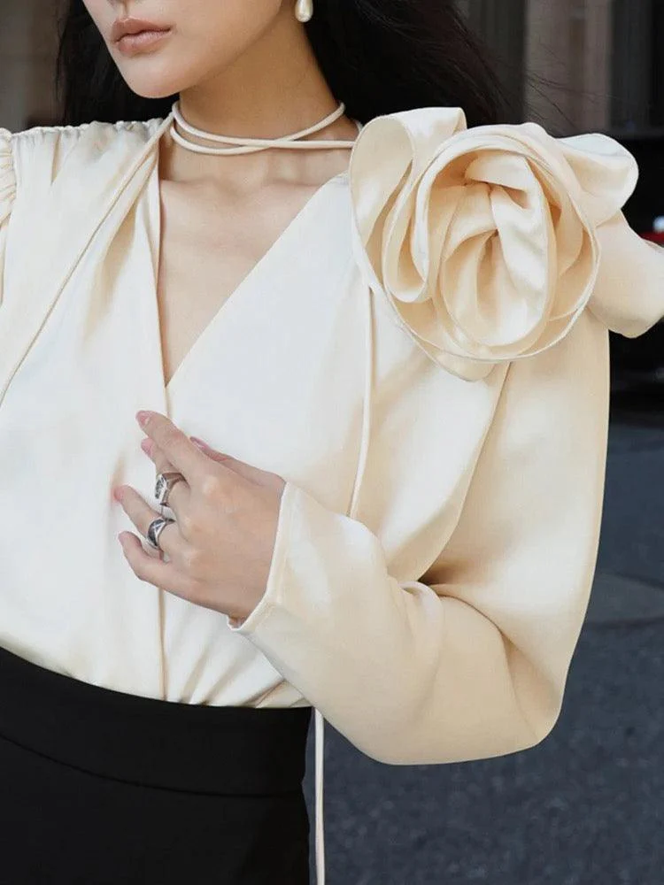 Derek Premium Rosette Blouse - Image 4
