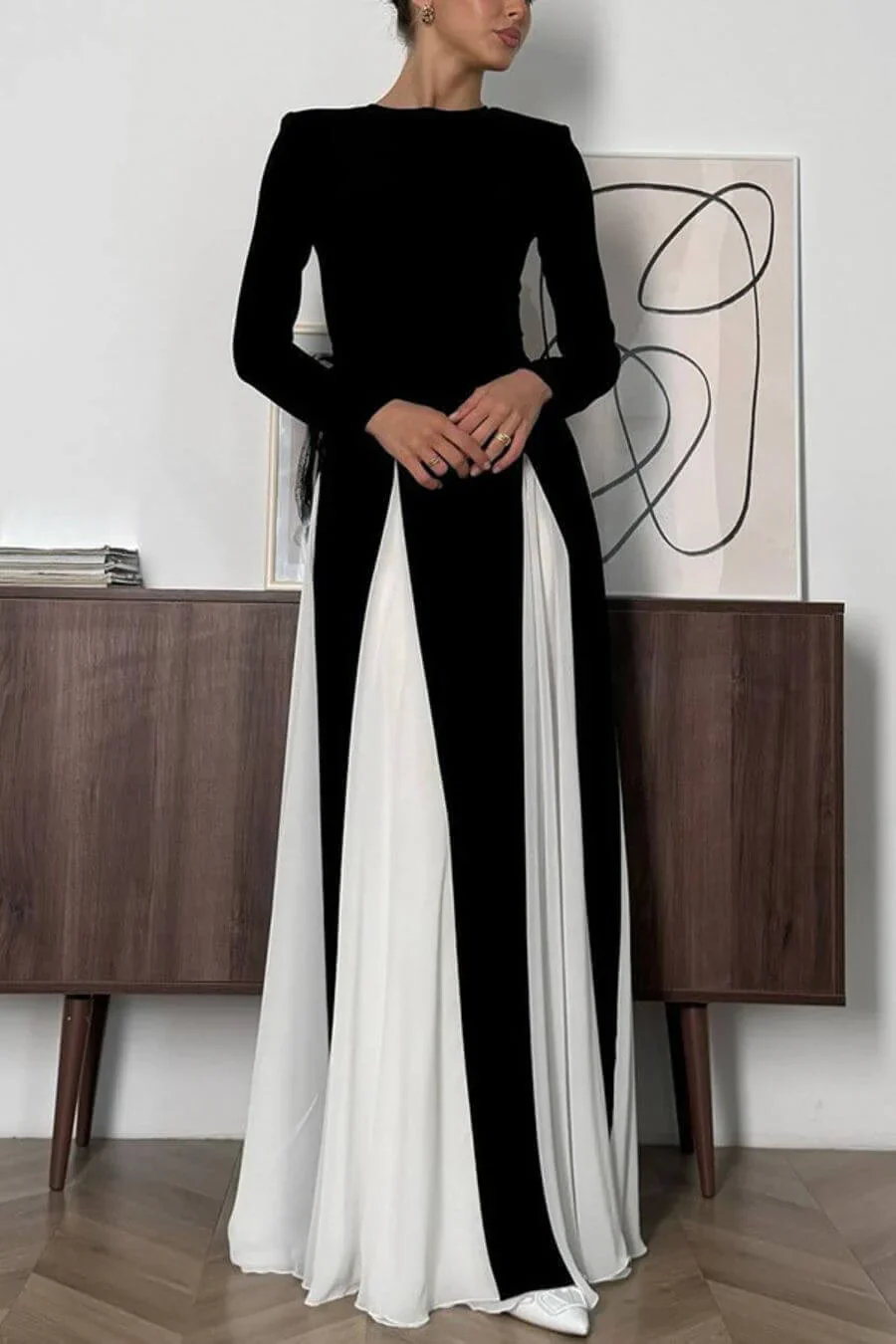 Desbo Statement Formal Maxi Dress - Image 4