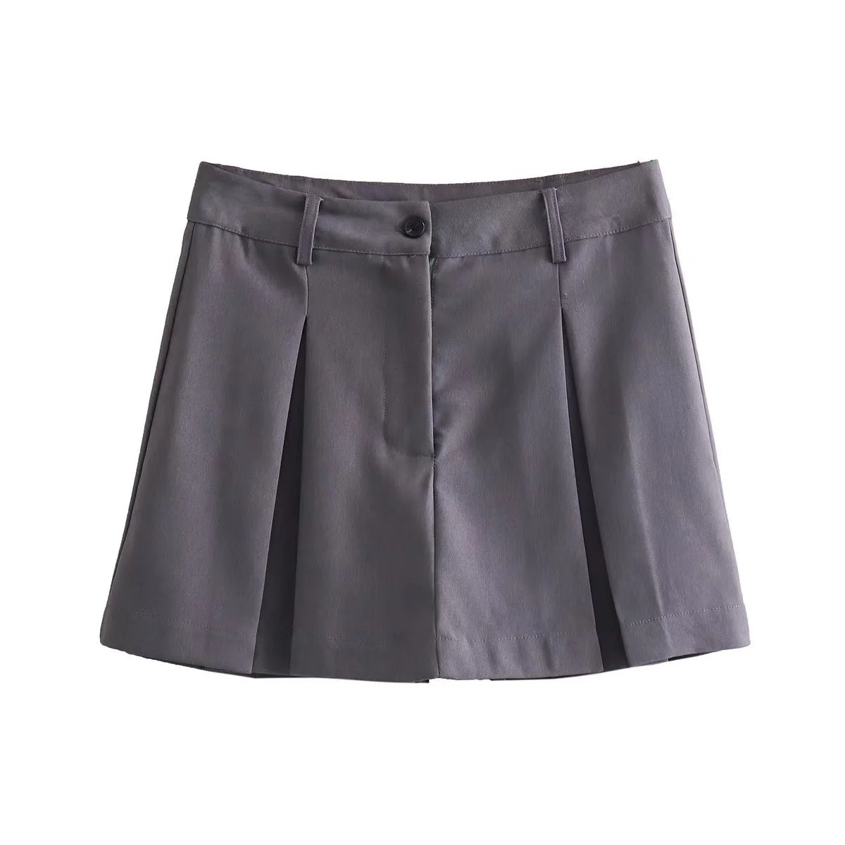 Dexo Luxe Linen Coord Set in Grey - Image 2