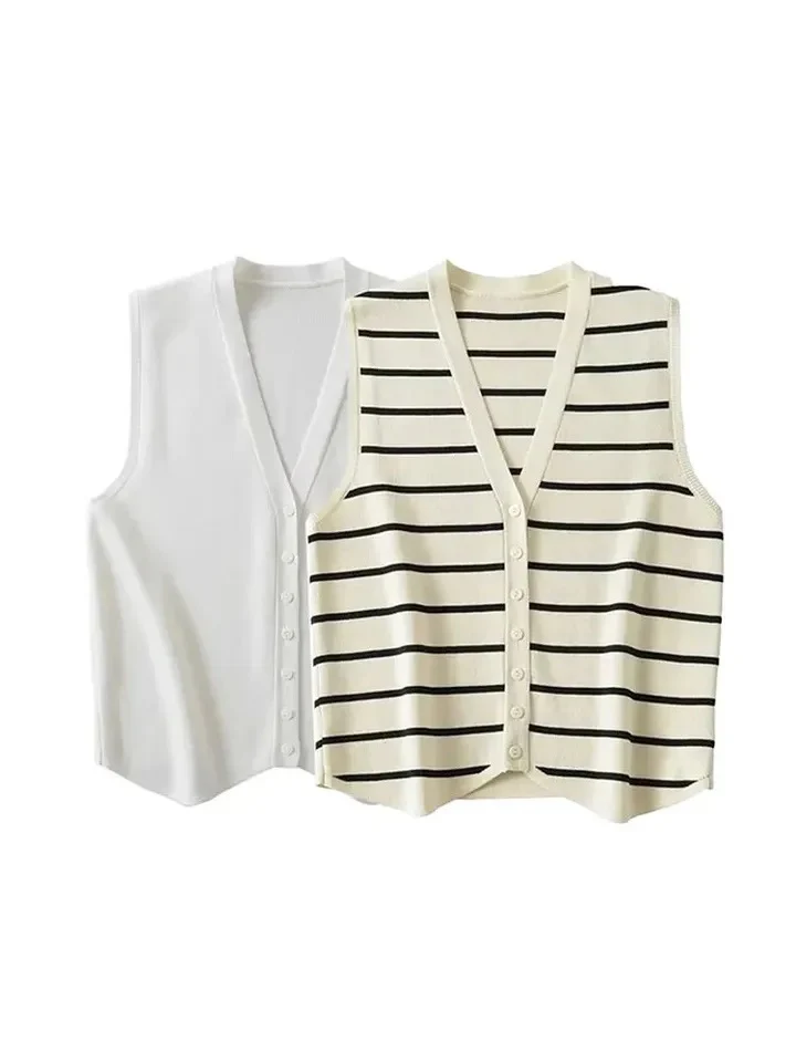 Dolo Statement Vest Summer Casual Tops - Image 2