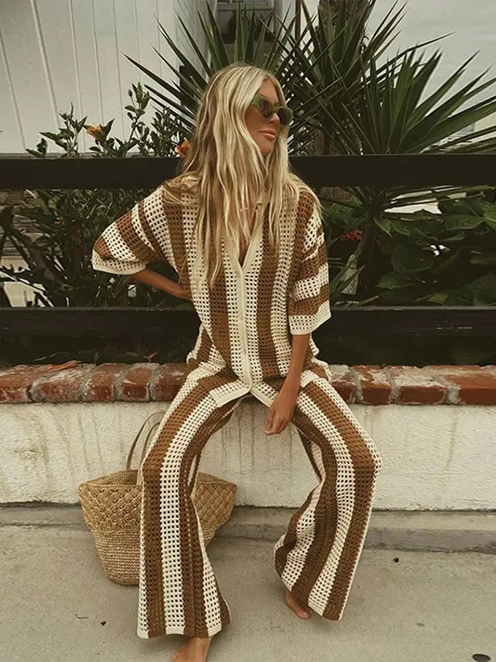Dorre Top and Pants Resortwear Set - Image 5