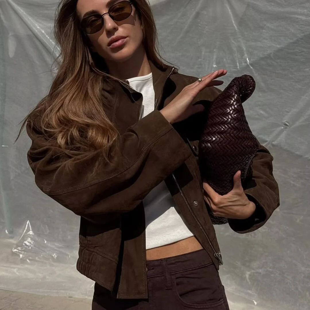 Edith Winter Suede Jacket - Image 2