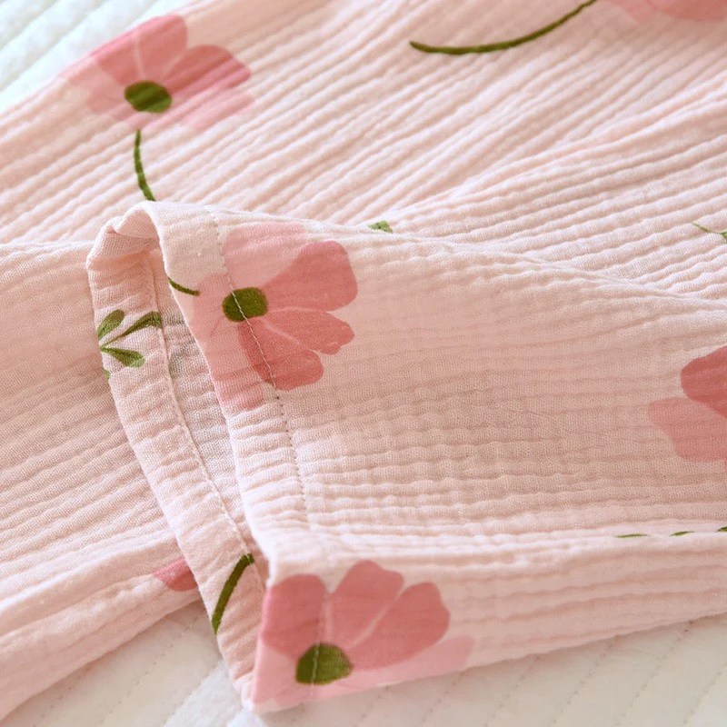 Elinora Cotton Padded Nightsuit In Pink - Image 5