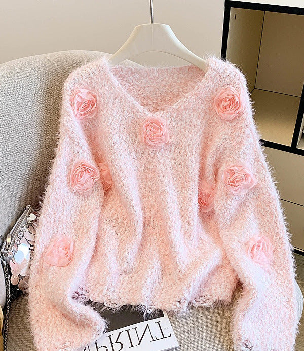 Elisabetta Floral Sweater - Image 2