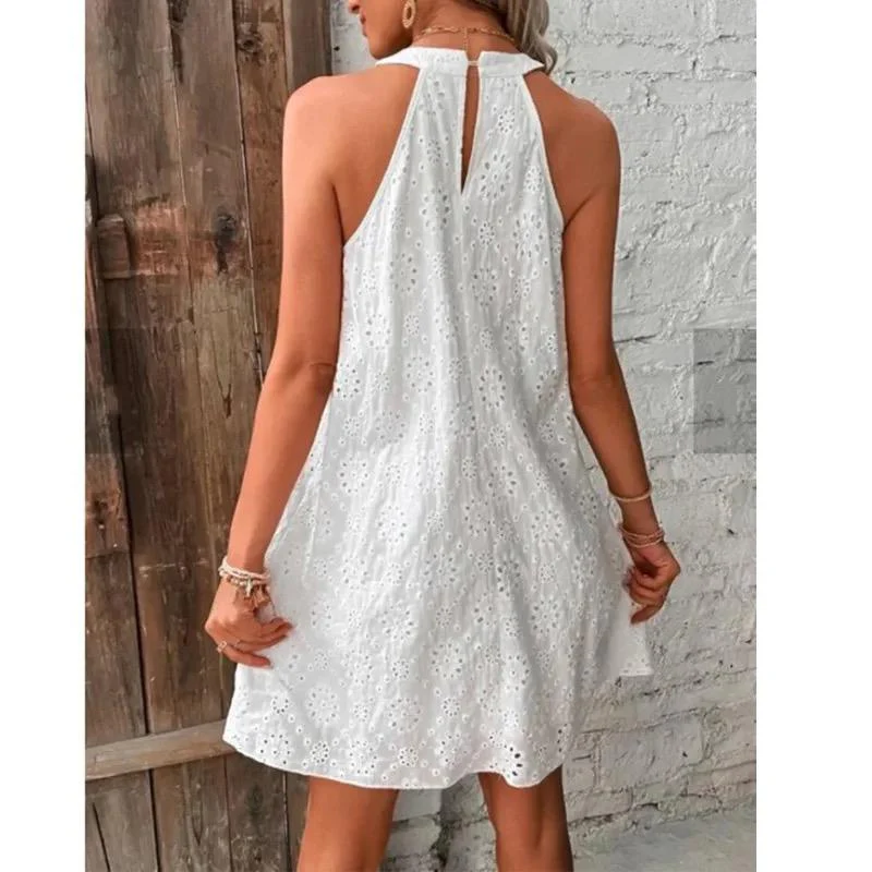 Elode Cotton Eyelet Summer Dress - Image 5