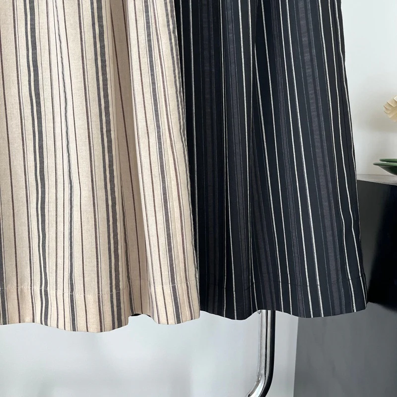 Elon Statement Striped Pants In Black - Image 6