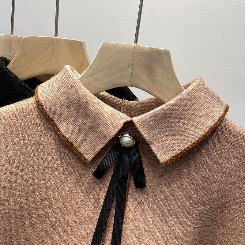 Emeka Fleece Lined Bow Sweater - Image 6