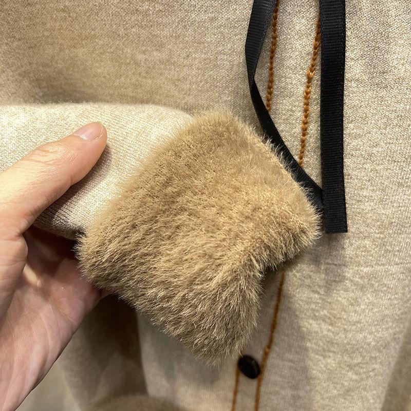Emeka Fleece Lined Bow Sweater - Image 7