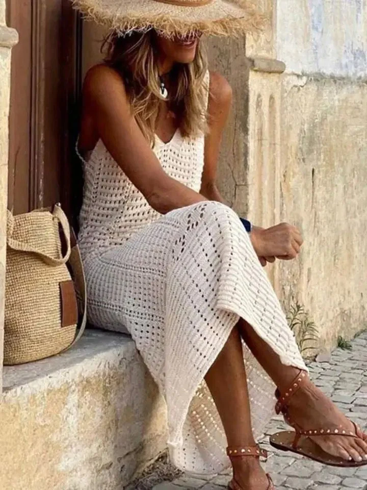 Enora Soft Crochet Dress - Image 4