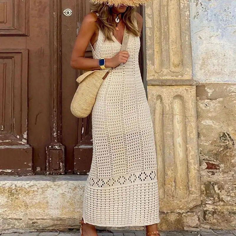 Enora Soft Crochet Dress - Image 8
