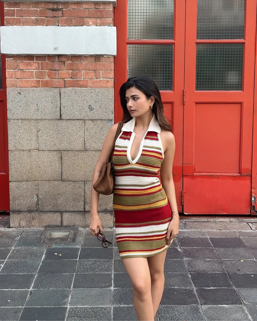 Era Soft Crochet Knit Dress In Multicolor - Image 5