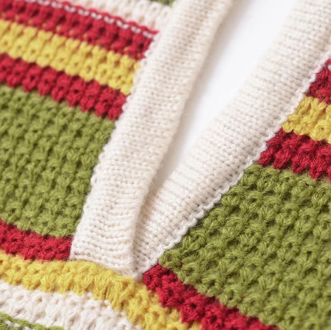 Era Soft Crochet Knit Dress In Multicolor - Image 9