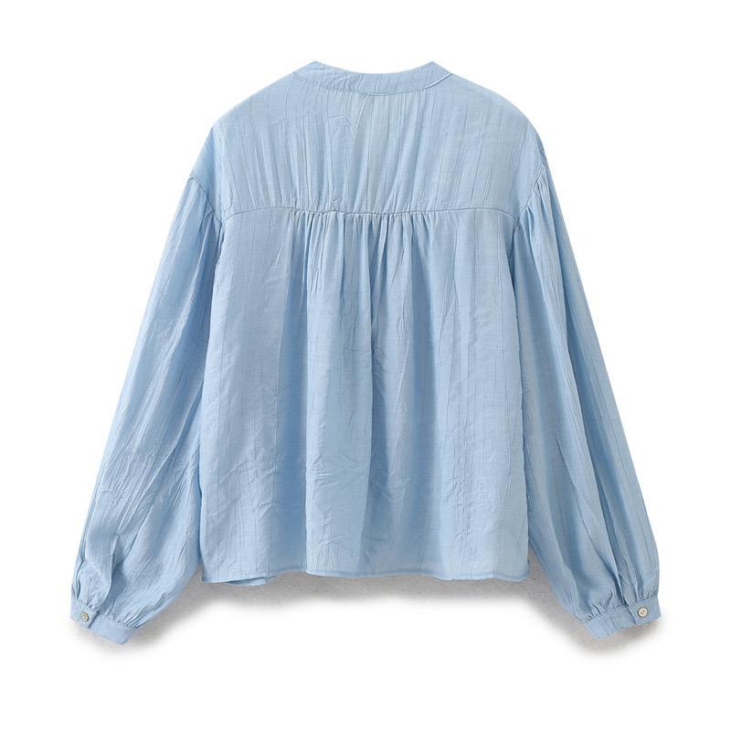 Era Statement Summer Top In Blue - Image 5