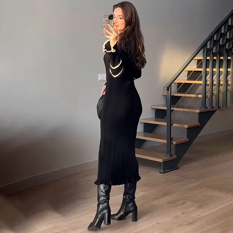 Erin Luxe Soft Knit Dress - Image 11