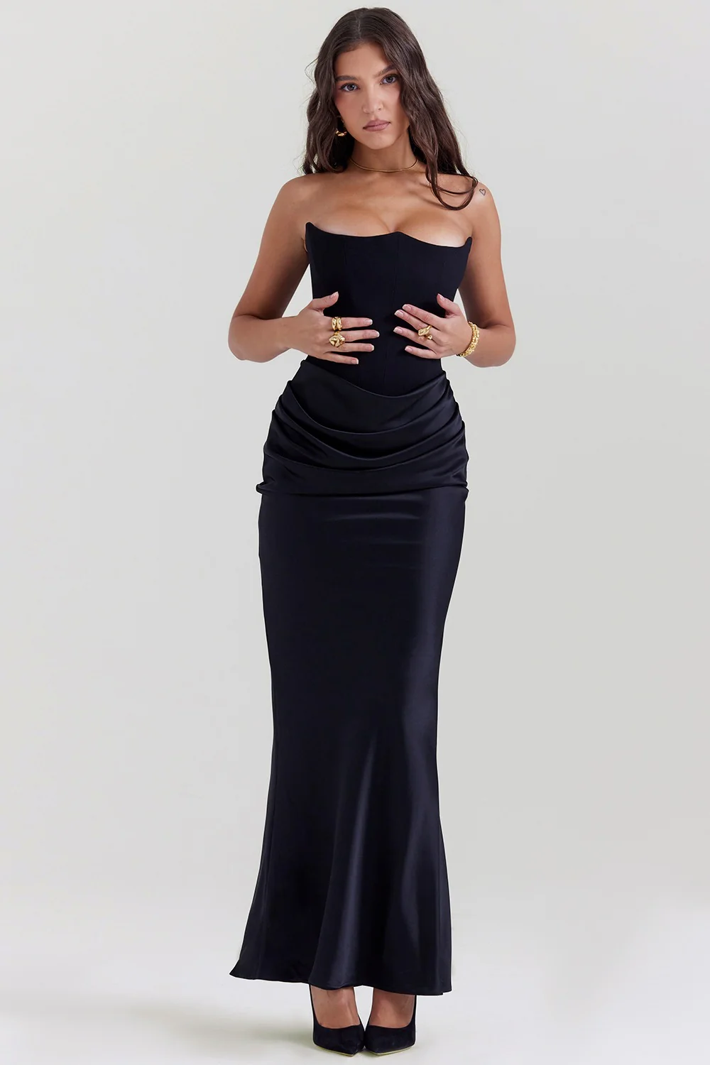 Estelle Corset Maxi Dress - Image 10