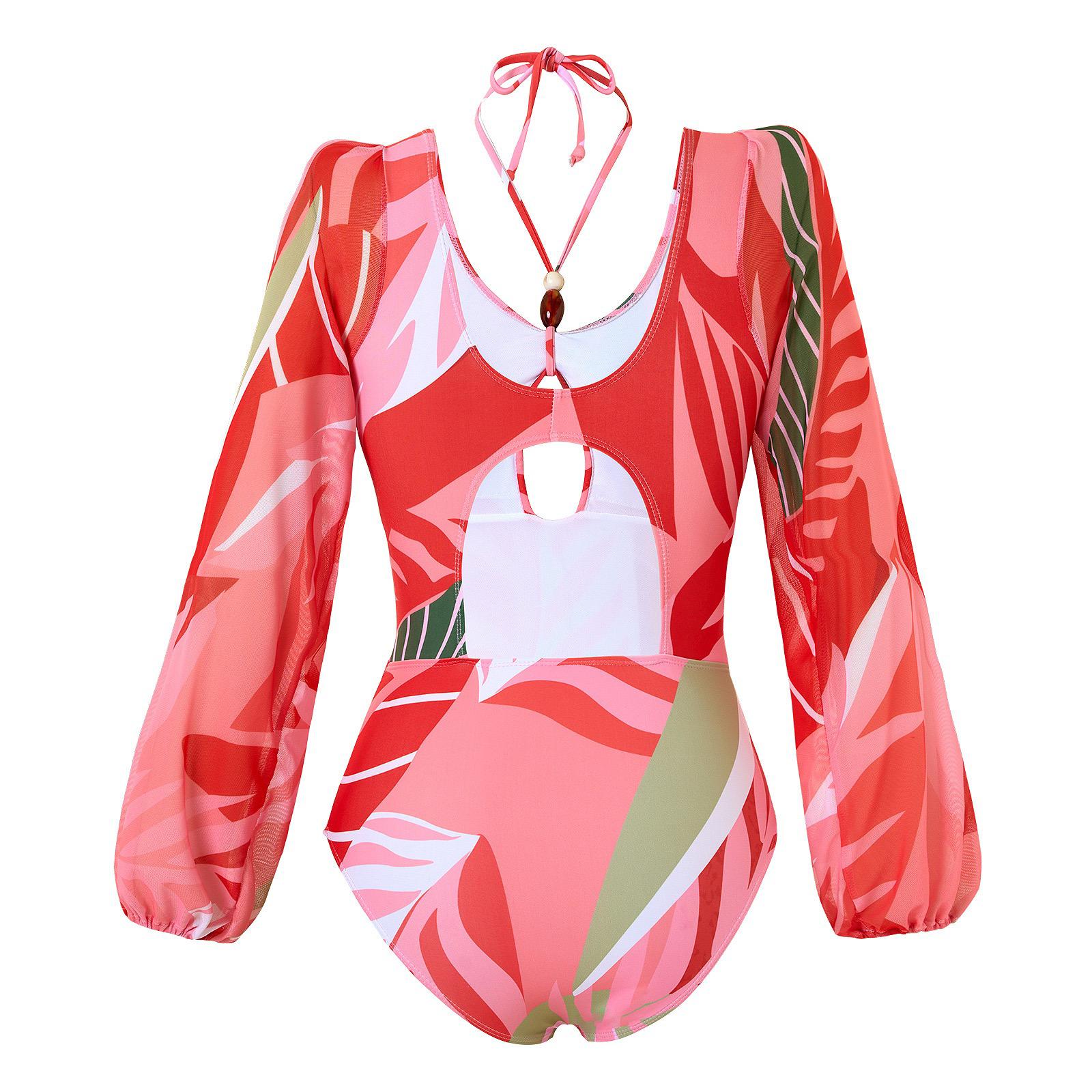 Evanna Swimsuit With Ruffled Skirt In Pink - Image 4
