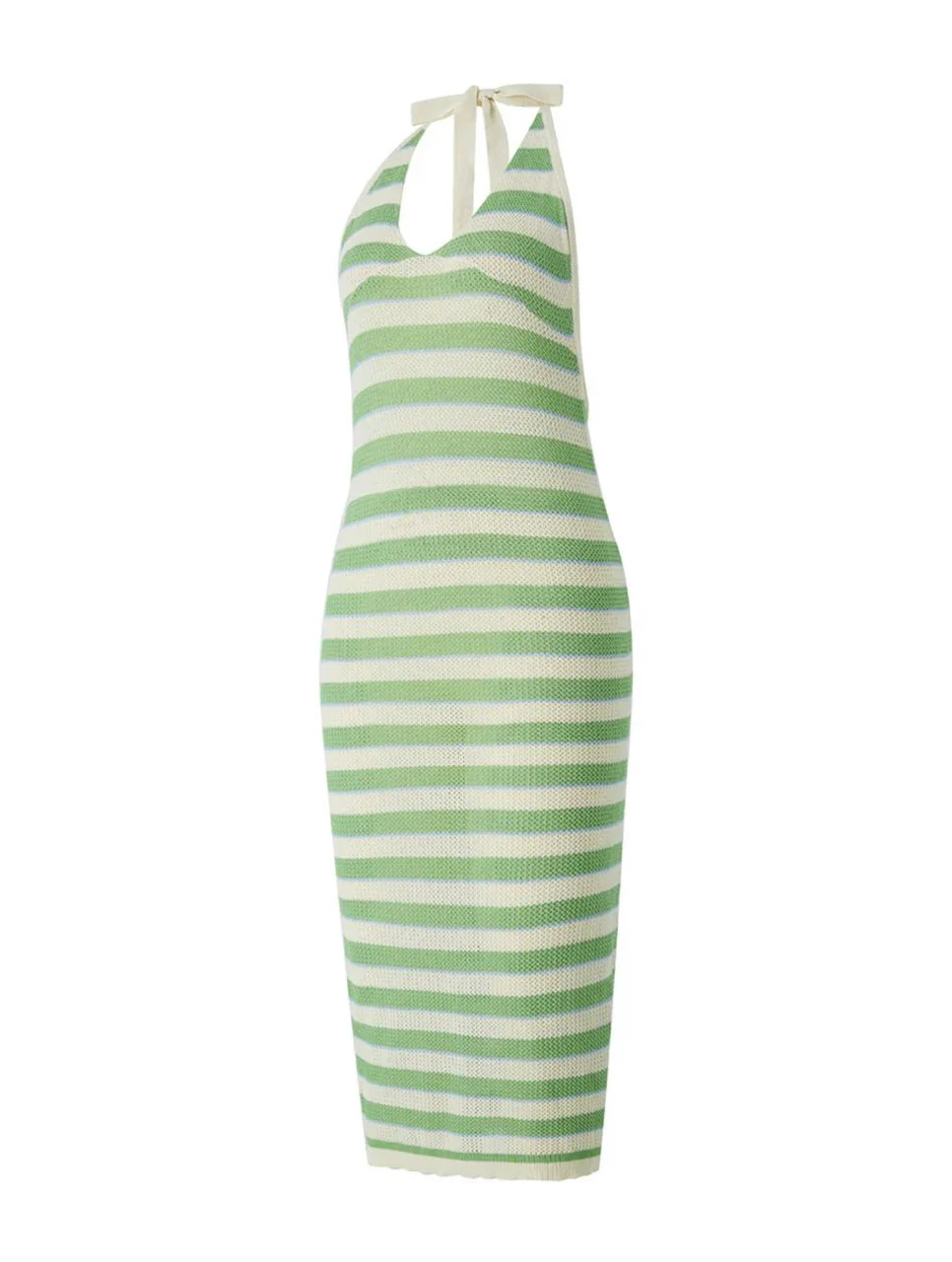 Evelia Luxe Soft Knit Dress In Green - Image 8