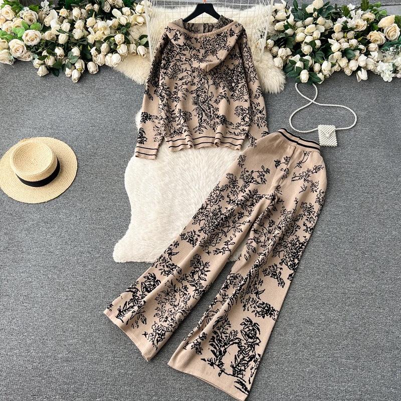 Fary Floral Woolen Coord Set - Image 3